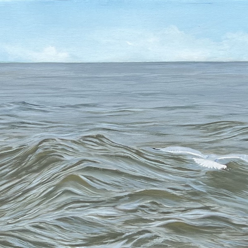 Rhythmic Swells - 12x16inch deep edge canvas