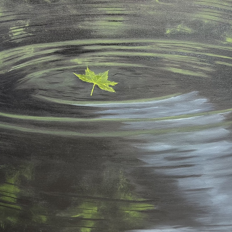 Quiet Reflection - 15x30inch deep edge canvas